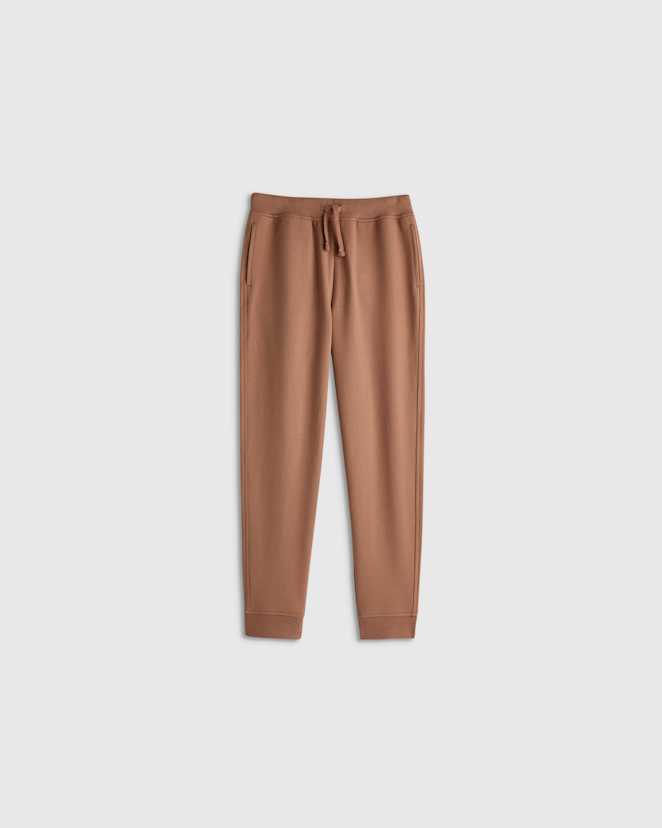 Tan Earth Organic Cotton French Terry Joggers