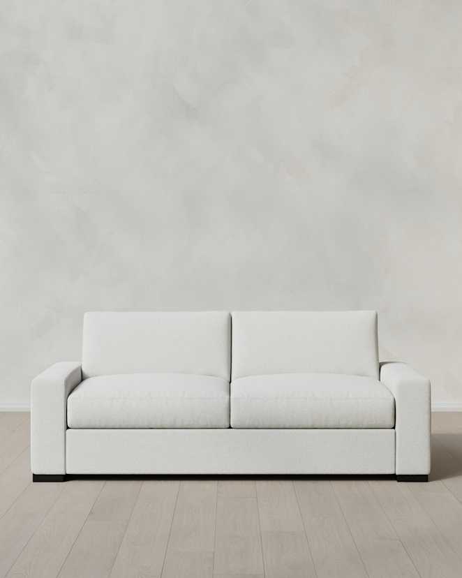 Snow Stillman Sleeper Sofa in Performance Basketweave