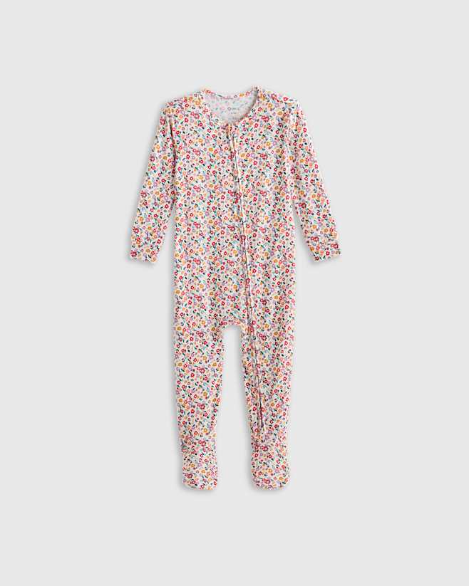 Ditsy Floral Bamboo Footie Pajama