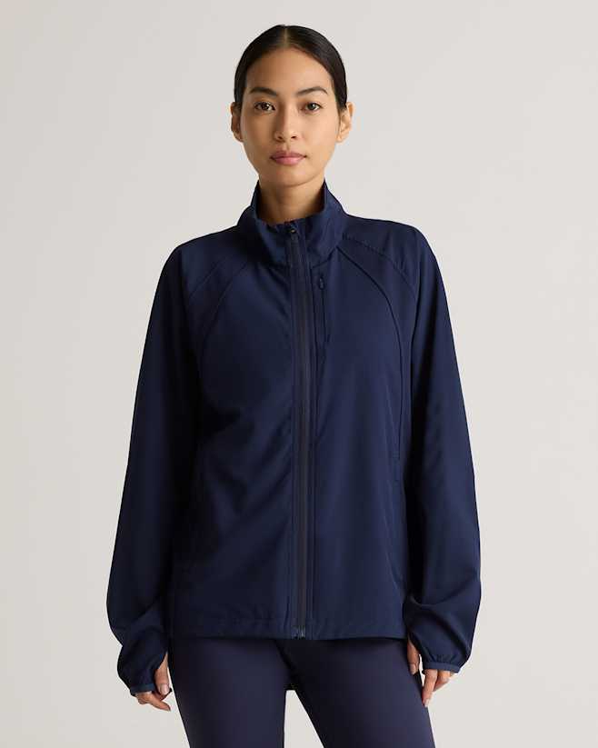 Deep Navy Race Day Full-Zip Jacket