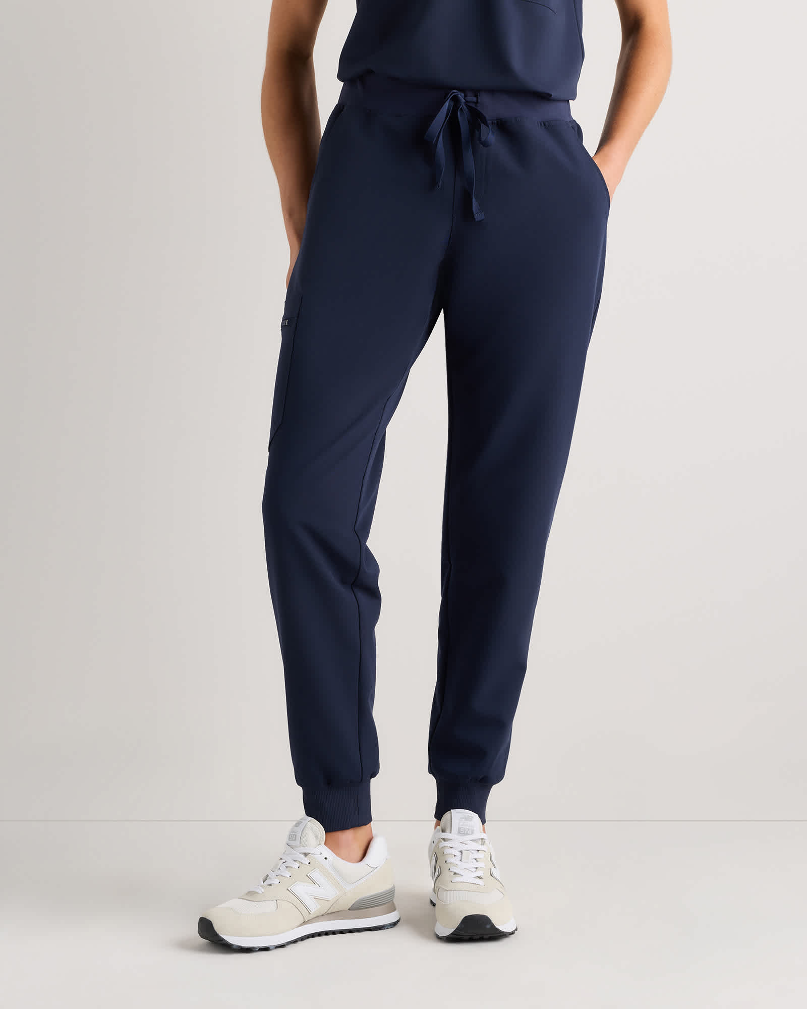 Deep Navy AeraFlex Scrub Joggers