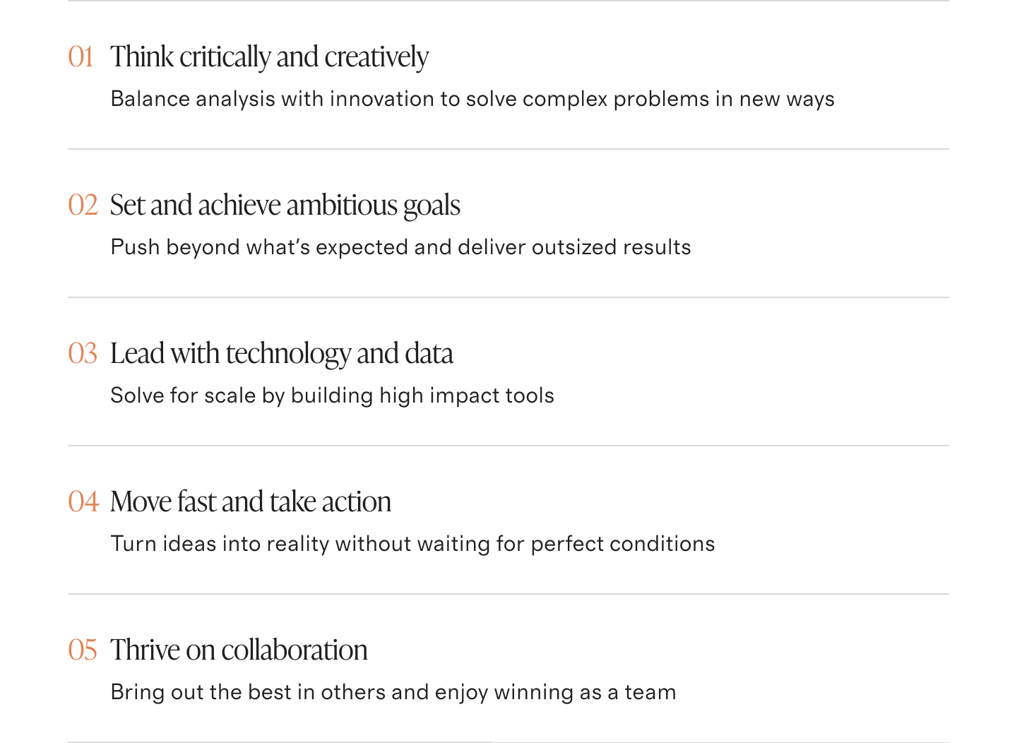 careers || home || what we look for || image