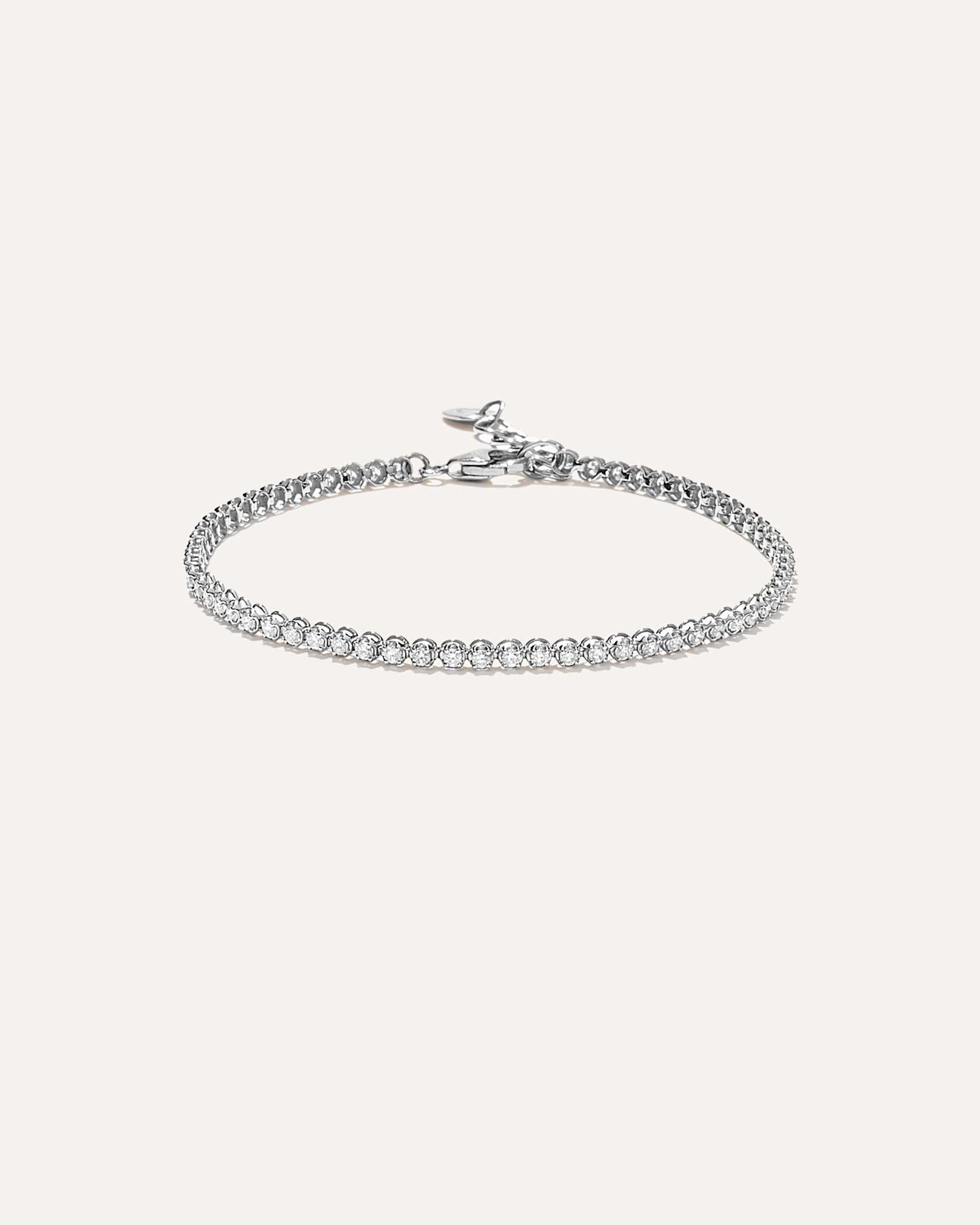 white-gold 14K Gold Diamond Petite Tennis Bracelet
