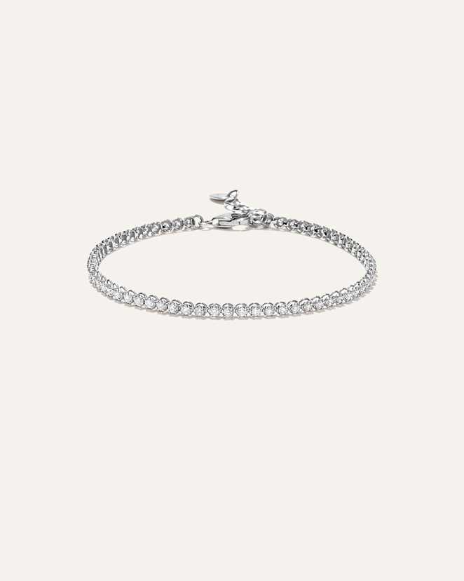 White Gold 14K Gold Diamond Petite Tennis Bracelet