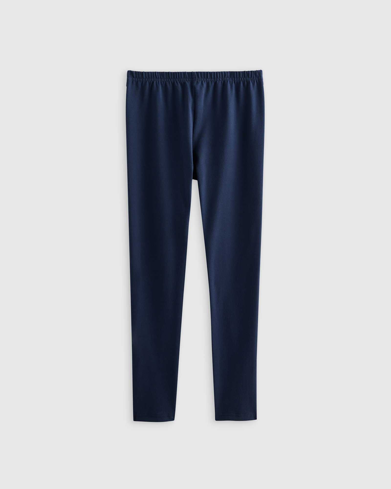navy Organic Cotton Leggings