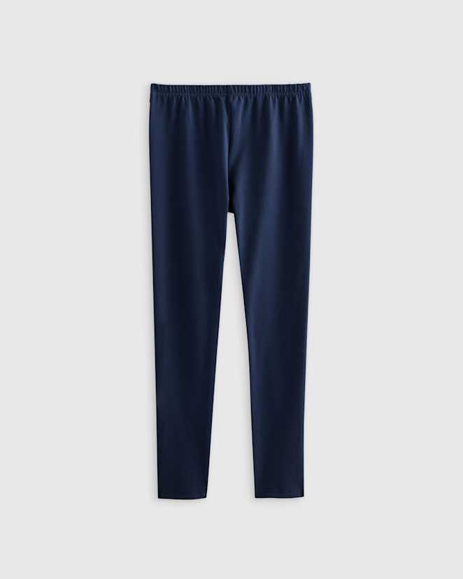 Navy Organic Cotton Leggings