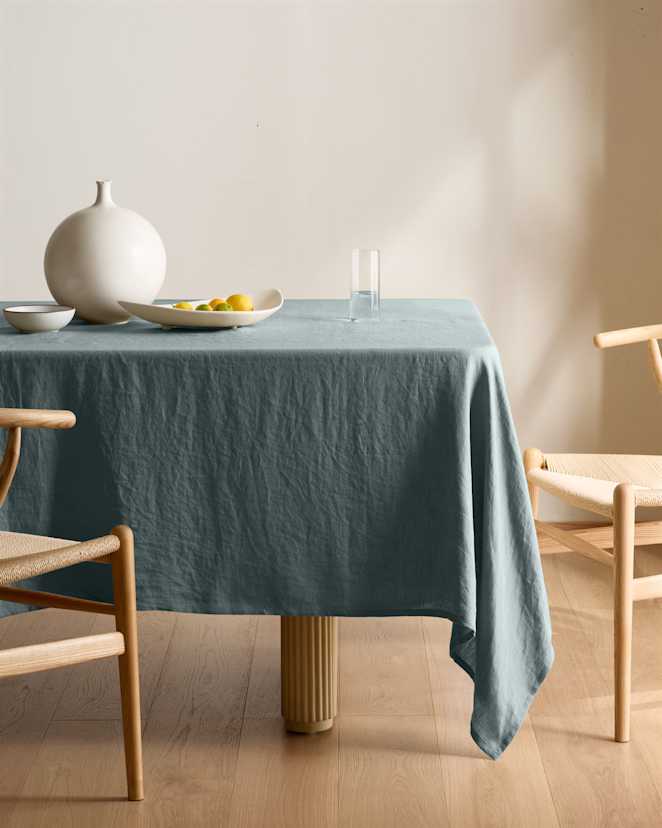 Ocean European Linen Tablecloth