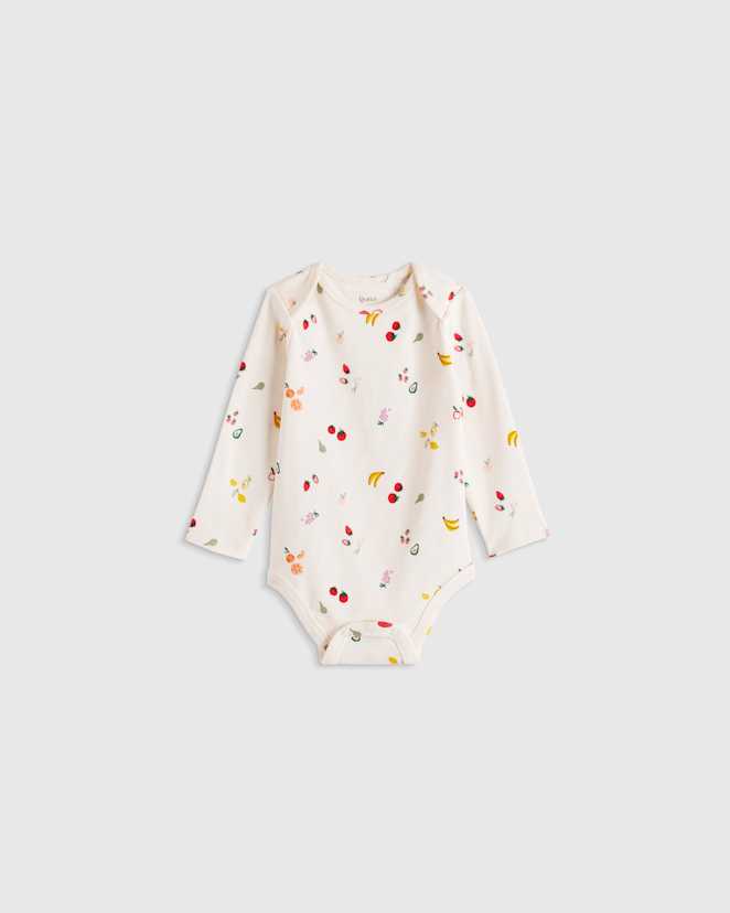 Farmer's Market 100% Organic Cotton Long Sleeve Bodysuit