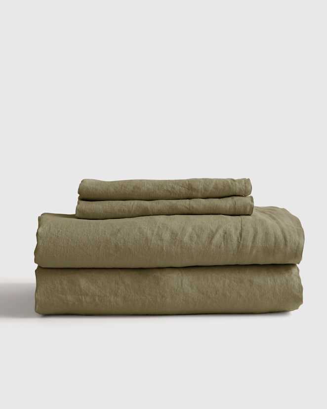 Aloe European Linen Sheet Set