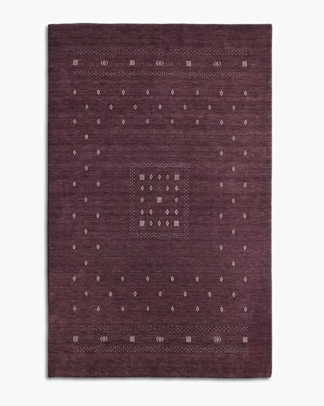 Purple Dakota Hand-Loomed Wool Rug