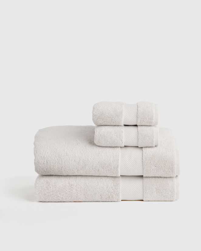 Silver Turkish Ultra Plush Bath Sheet Bundle