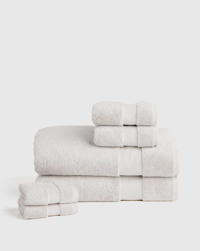 Silver Turkish Ultra Plush Bath Sheet Bundle