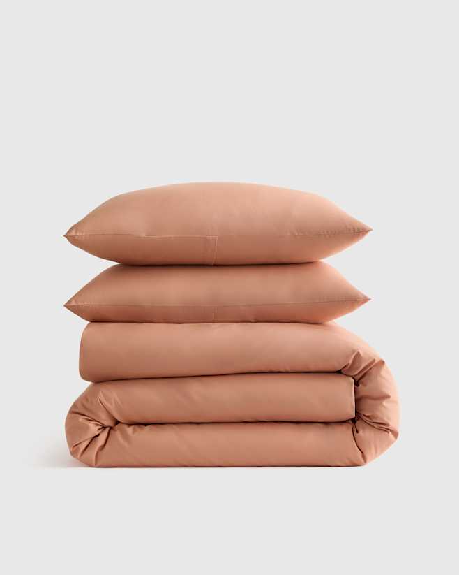 Sedona Organic Crisp Percale Duvet Cover Set