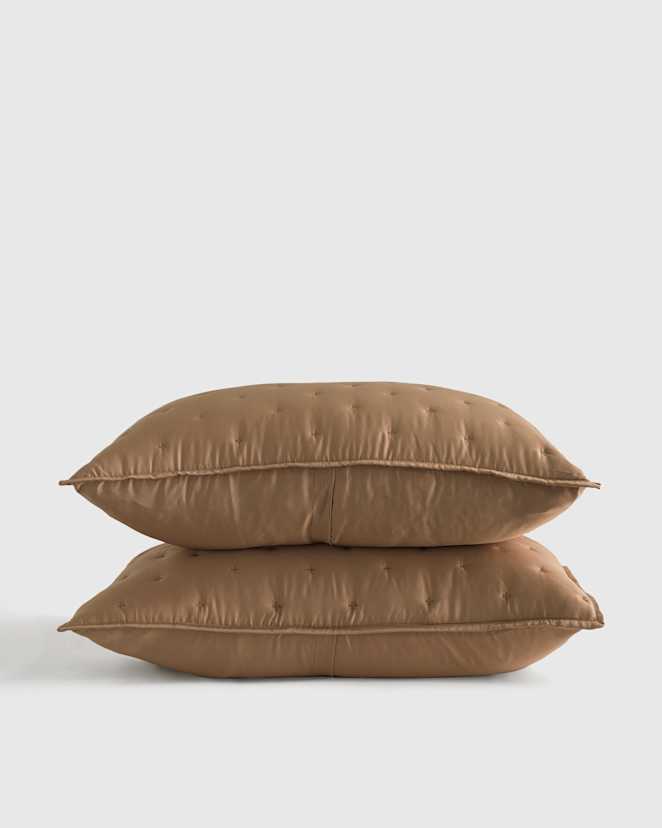 Walnut Bamboo Dream Quilted Sham Set