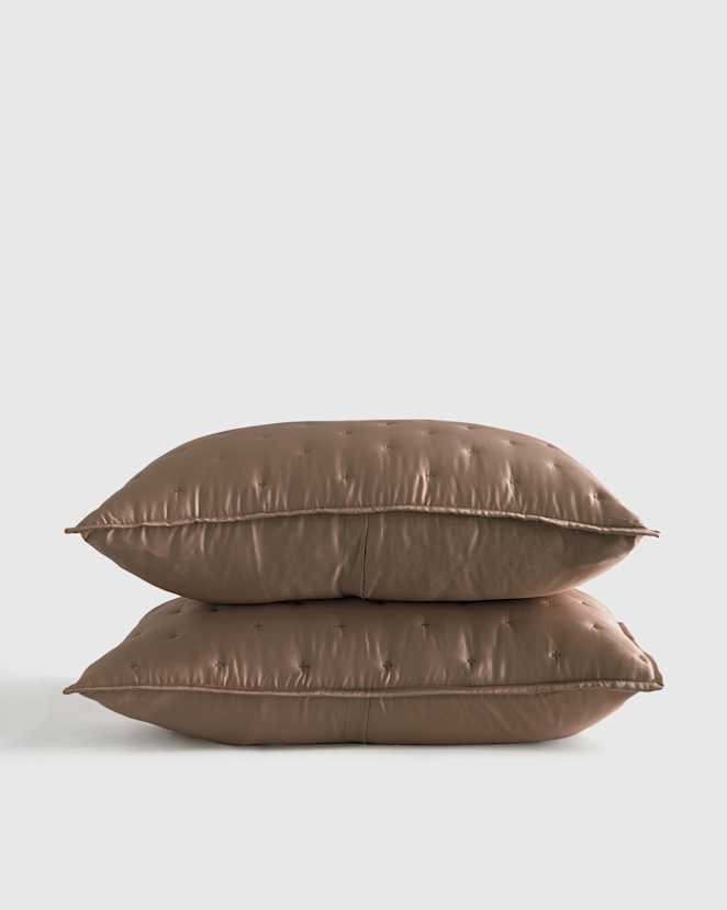 Walnut Bamboo Dream Quilted Sham Set