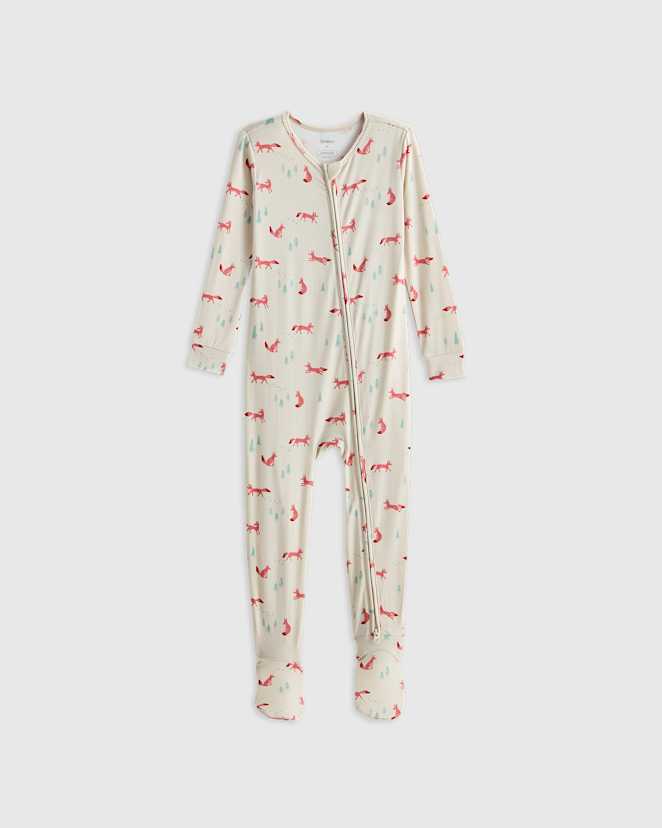 Fox Bamboo Footie Pajama