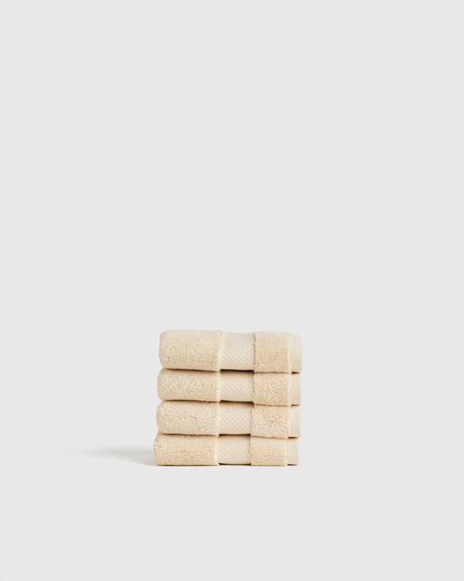 Linen Turkish Ultra Plush Washcloth (Set of 4)