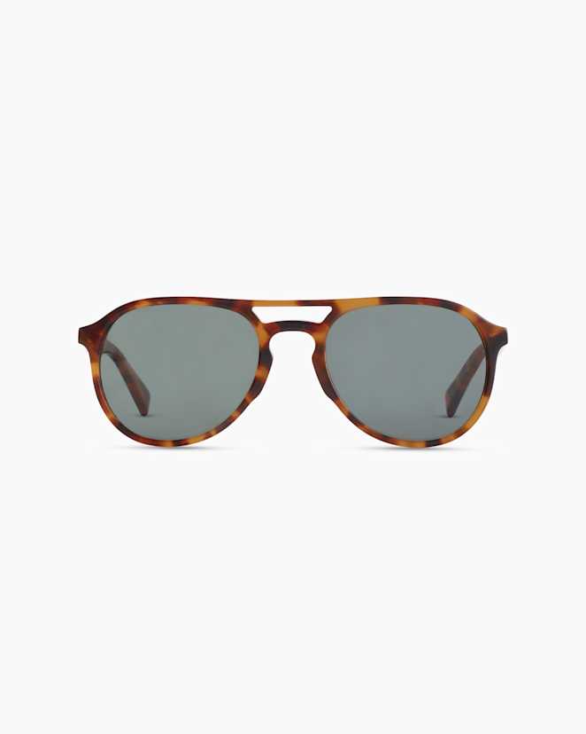 Ginger Tortoise with Green lens Kai Polarized Acetate Sunglasses