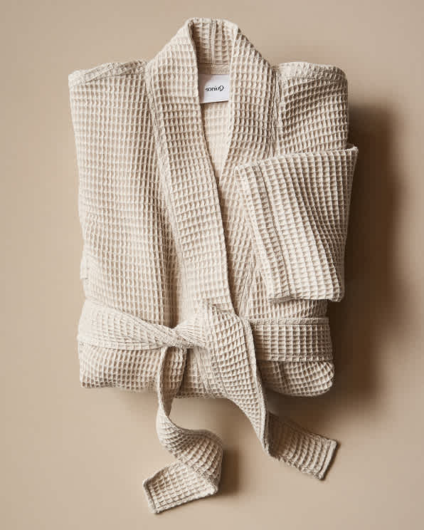 Ivory Organic Turkish Waffle Robe