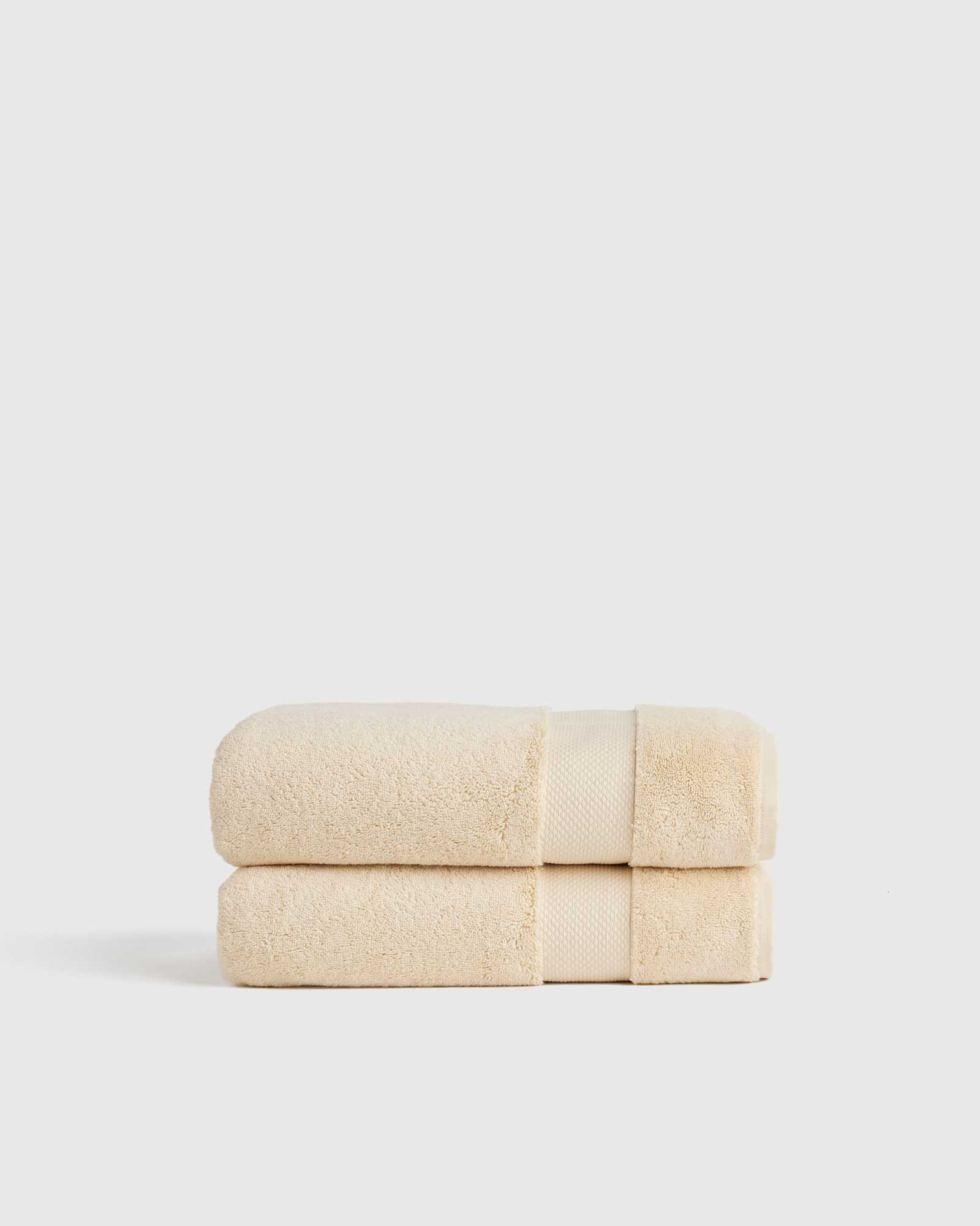 linen Turkish Ultra Plush Bath Towel (Set of 2)