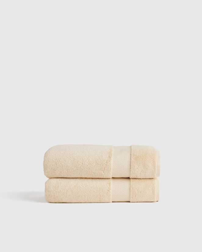 Linen Turkish Ultra Plush Bath Towel (Set of 2)