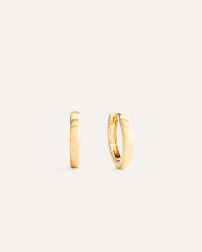 Gold Vermeil Huggie Hoops
