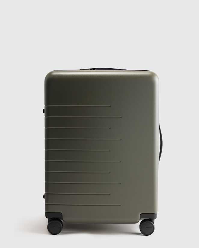 Olive Expandable Medium Check-In Suitcase