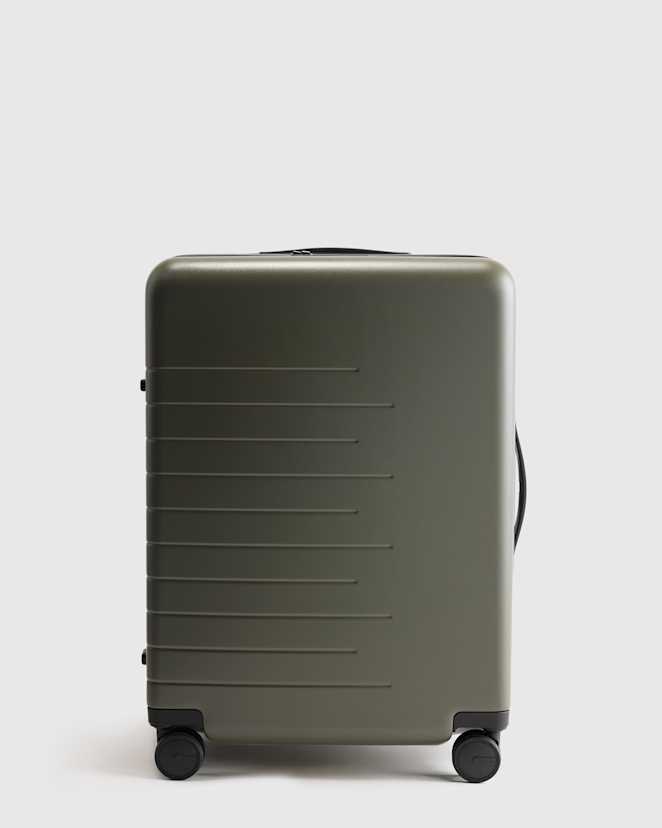 Olive Expandable Medium Check-In Suitcase