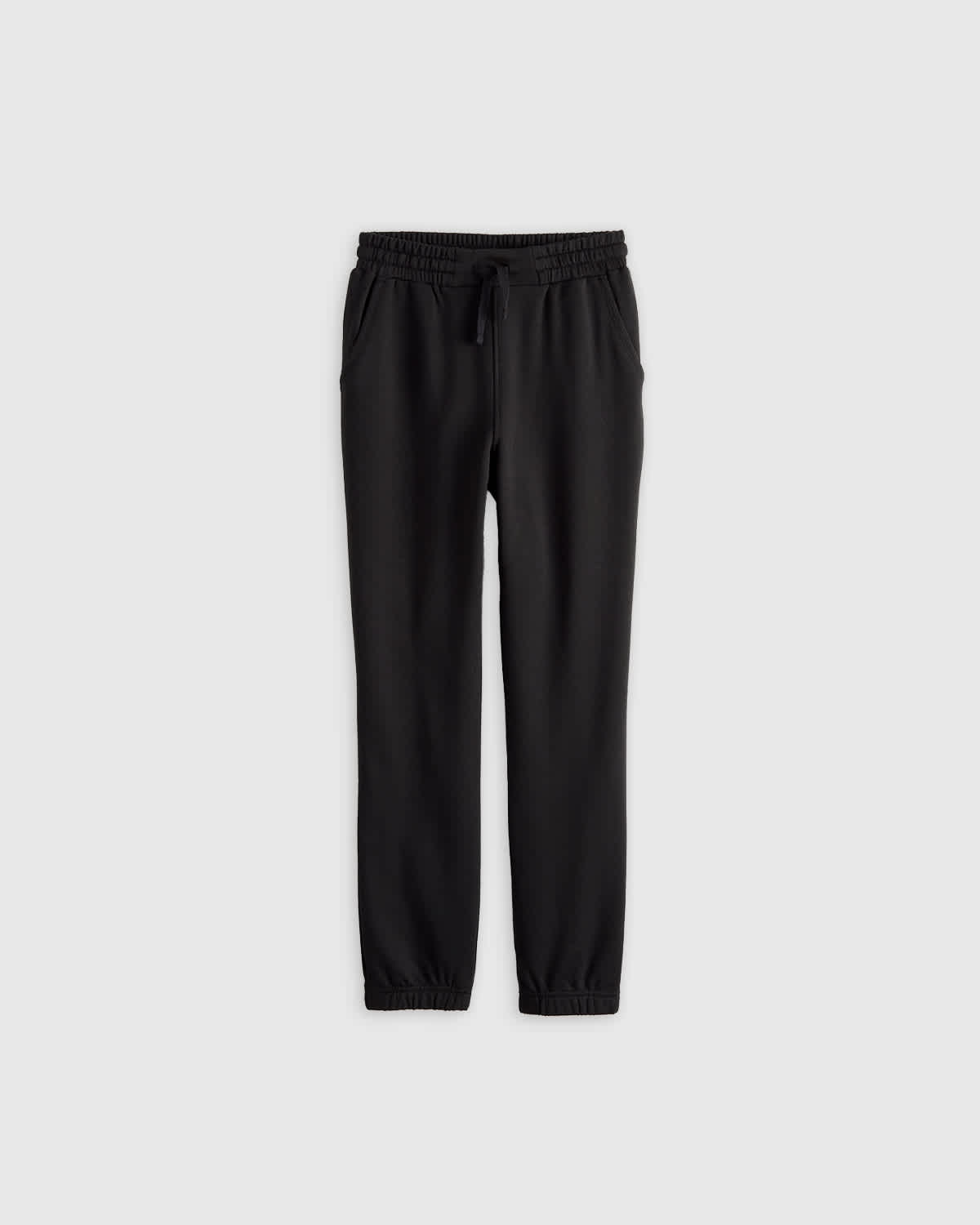 black SuperSoft Fleece Joggers