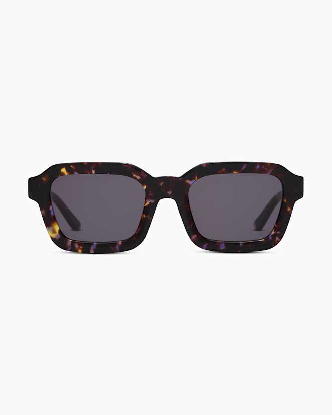 Amethyst Tortoise with Grey lens Ibiza Polarized Acetate Sunglasses