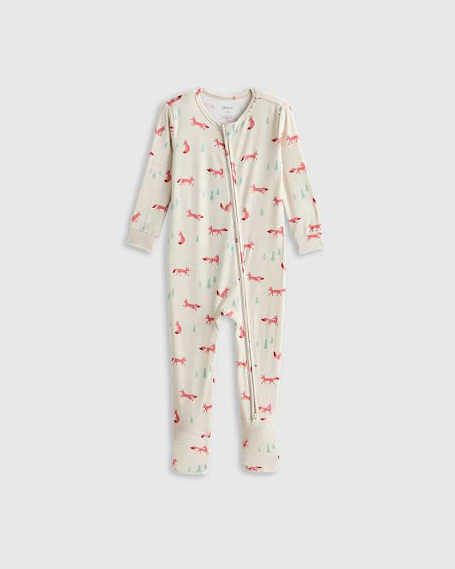 Fox Bamboo Footie Pajama