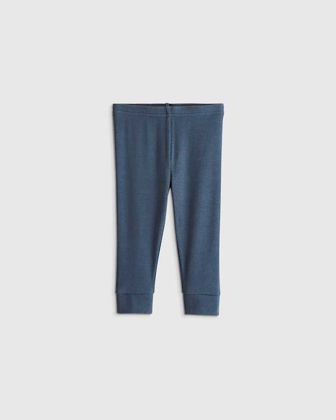 Deep Sea Blue Softest Rib Leggings
