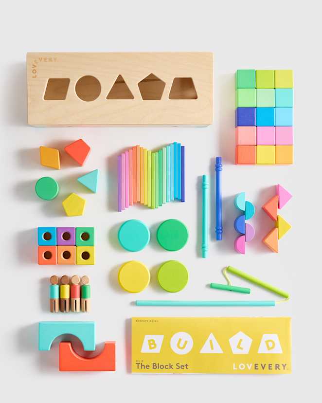 No Color The Block Set by Lovevery