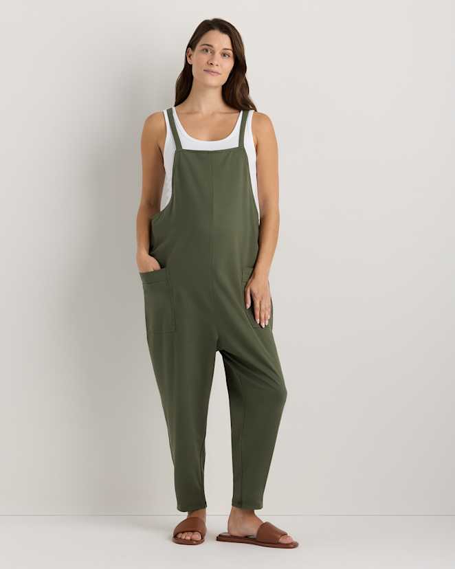 Loden Organic Cotton Maternity Overalls