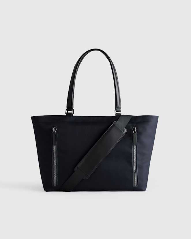 Black Voyage Nylon Travel Tote