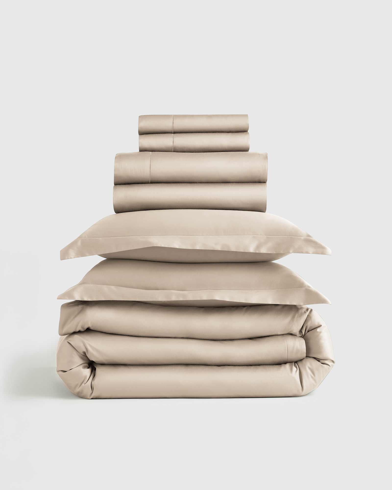 Sand Signature Giza Cotton Sateen Deluxe Bedding Bundle