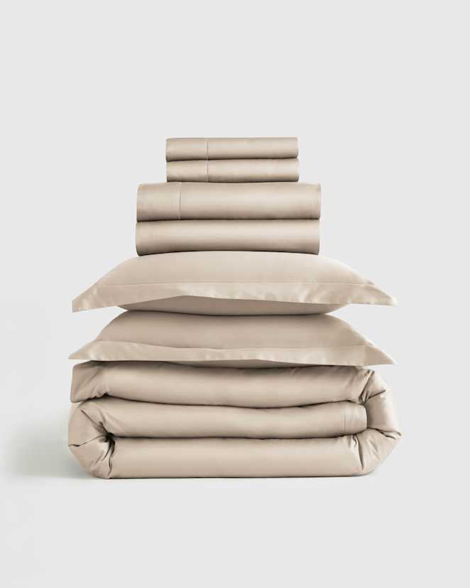Sand Signature Giza Cotton Sateen Deluxe Bedding Bundle