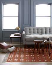 Shay Wool Kilim Rug Brick 3