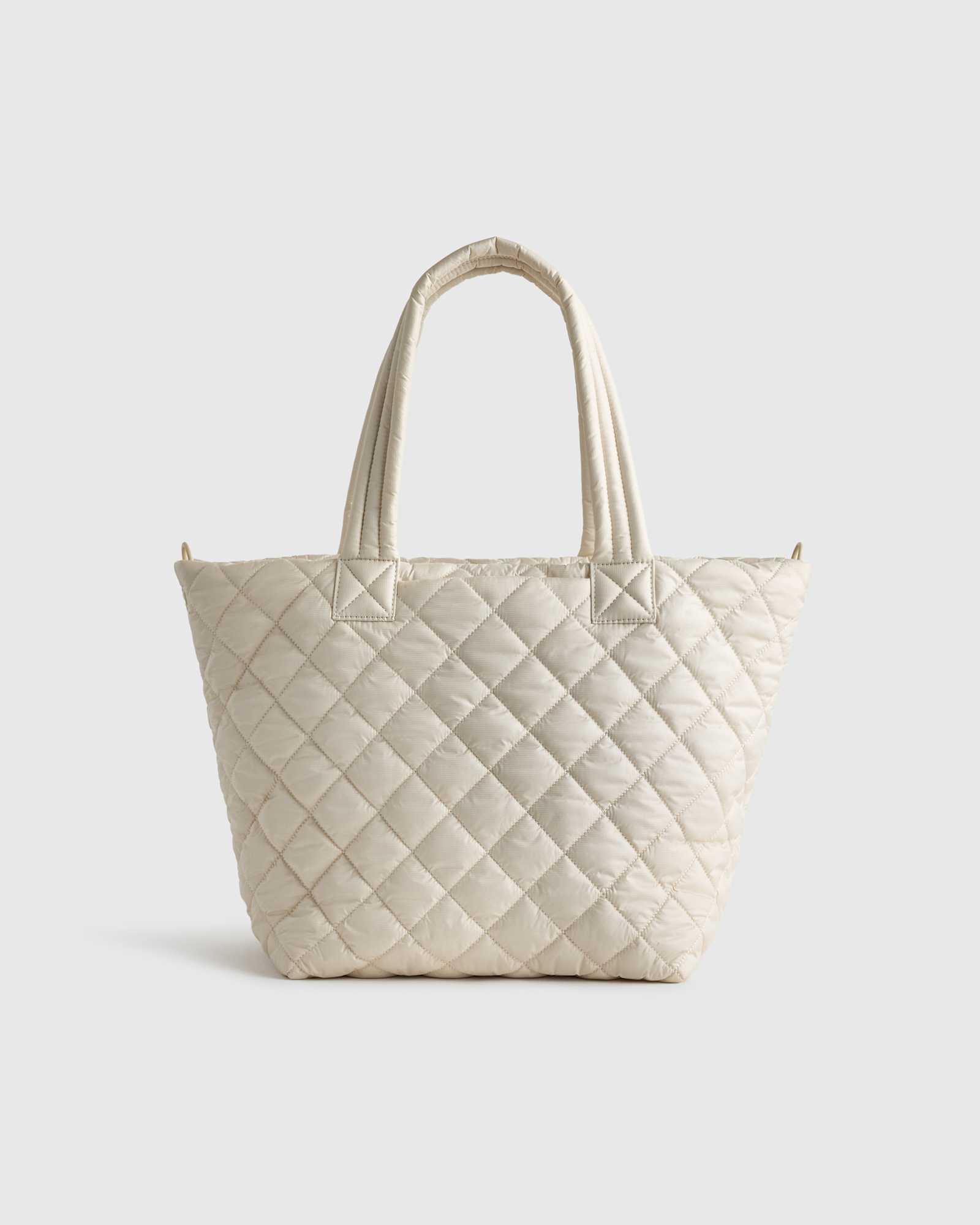 linen-white Transit Quilted Carry-All Tote