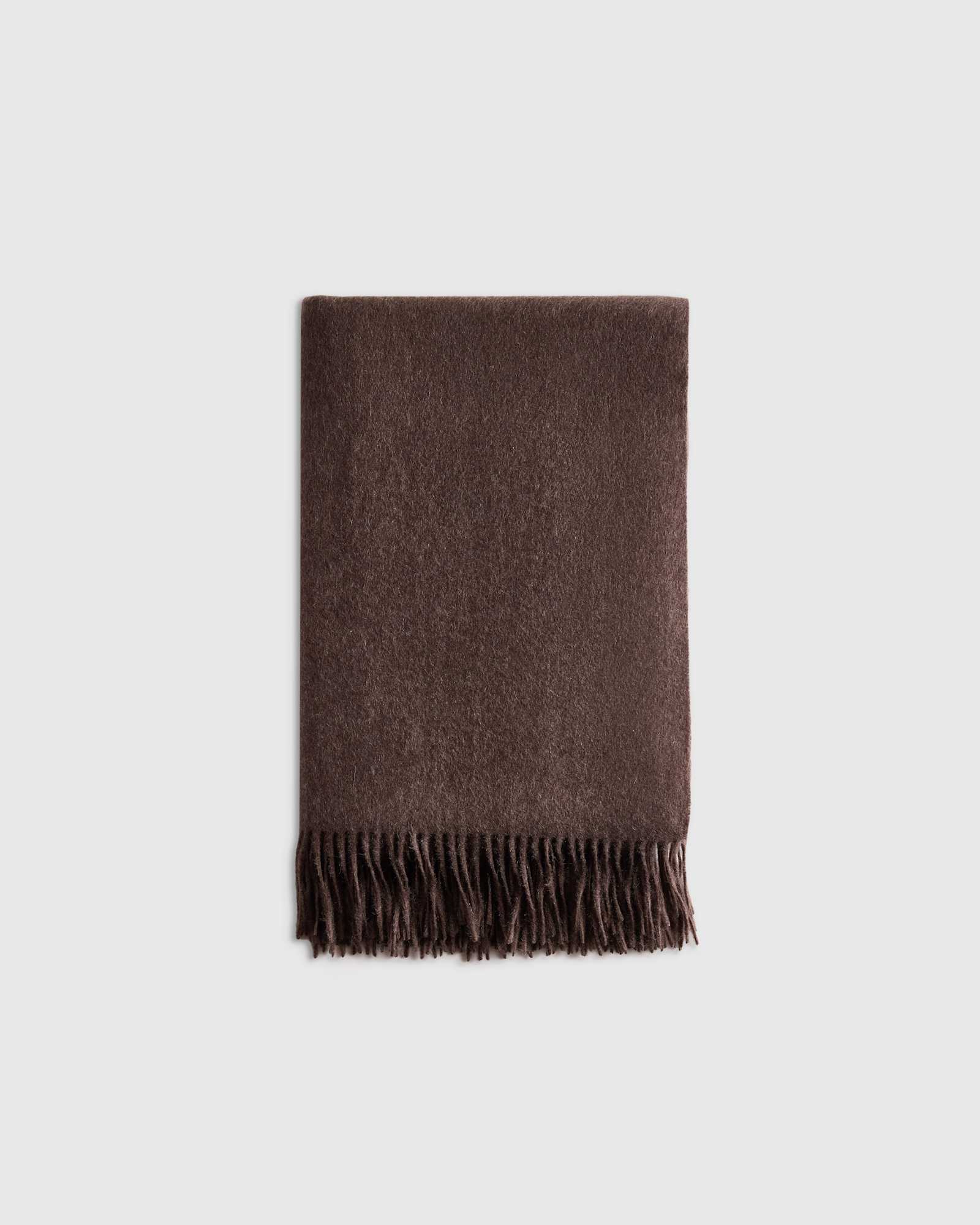 heather-truffle-brown Mongolian Cashmere Throw