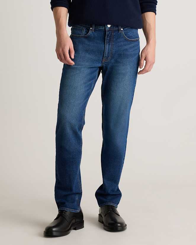 Dusk Blue Warren Stretch Straight Jeans