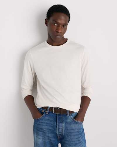 100% Pima Cotton Luxe Touch Long Sleeve Tee