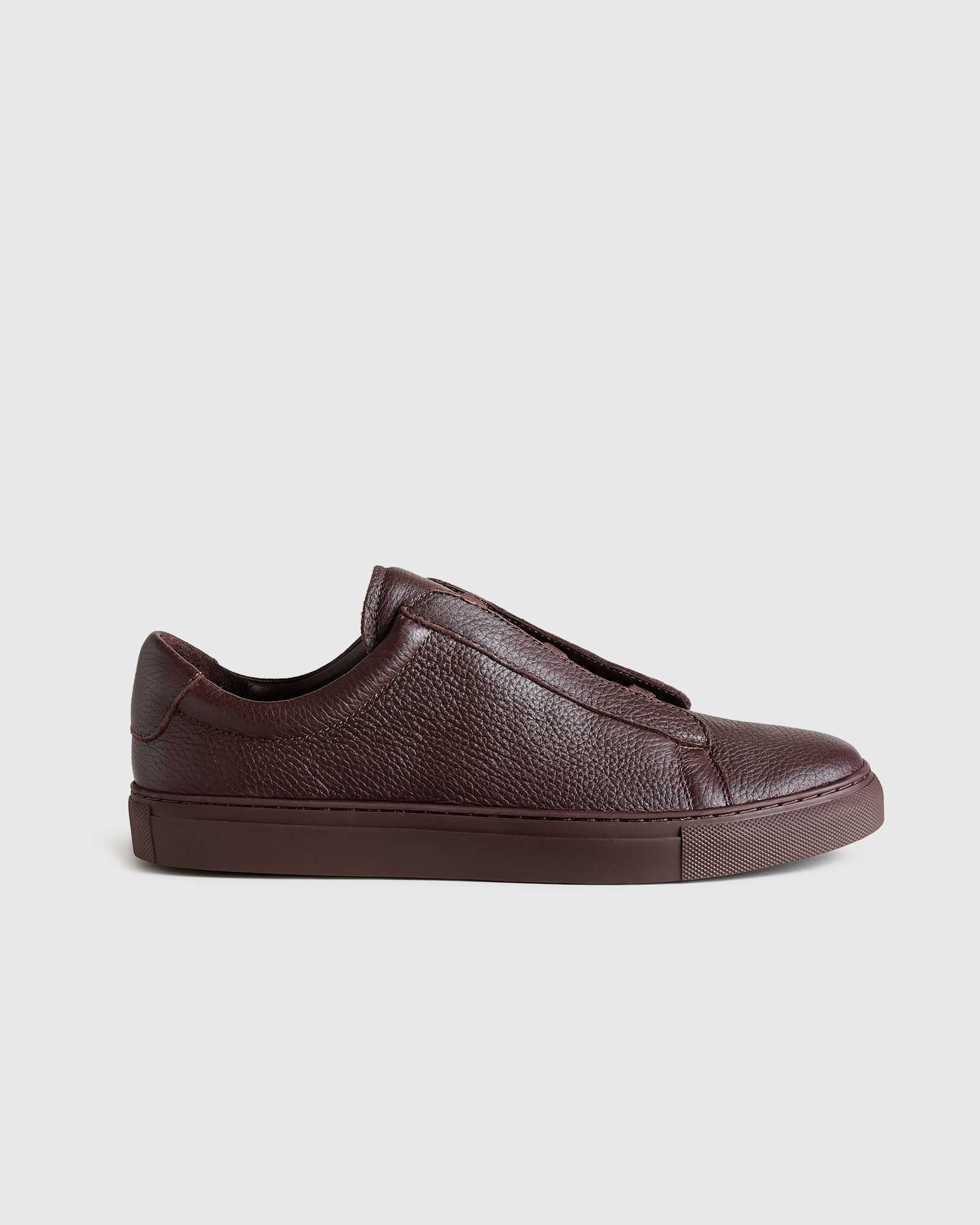 Brunette Deerskin Tailored Sneaker