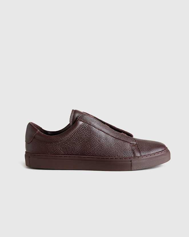 Brunette Deerskin Tailored Sneaker