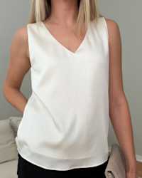 Washable Stretch Silk Tank Ivory Monette Moio 4x5