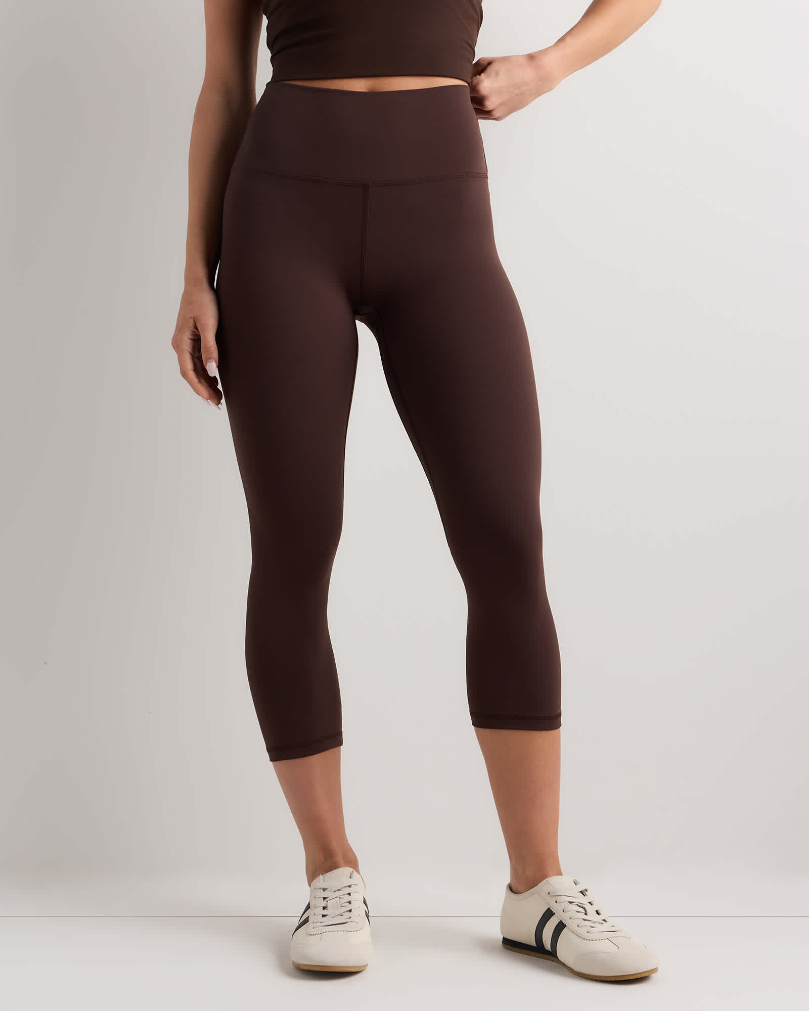 Espresso Ultra-Form High-Rise Capri