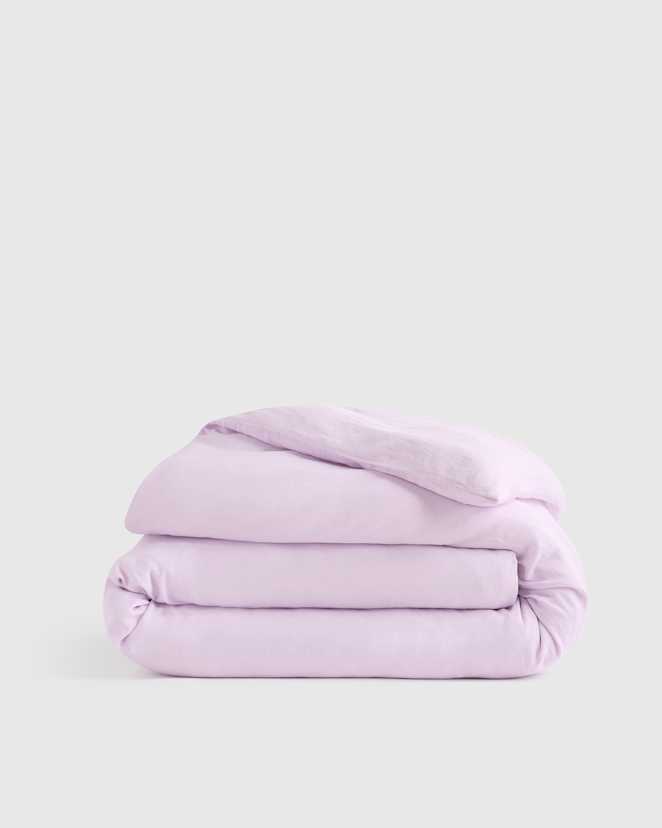 Orchid European Linen Duvet Cover