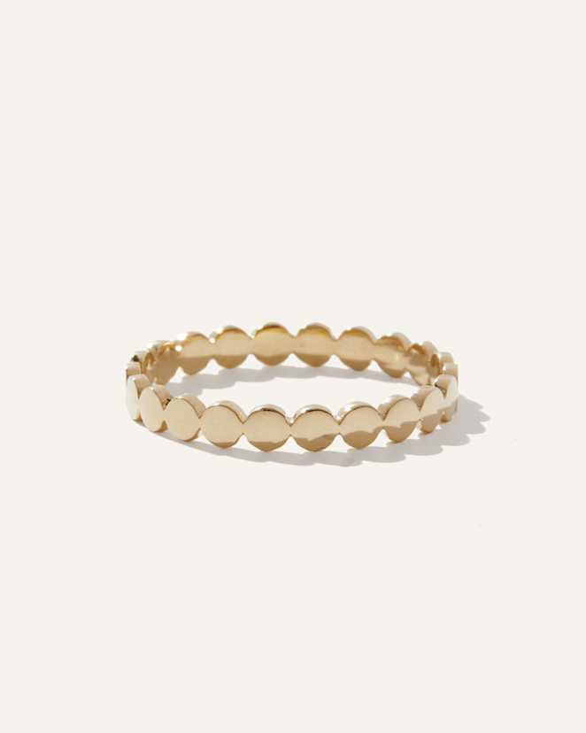 Yellow Gold 14K Gold Circle Eternity Band