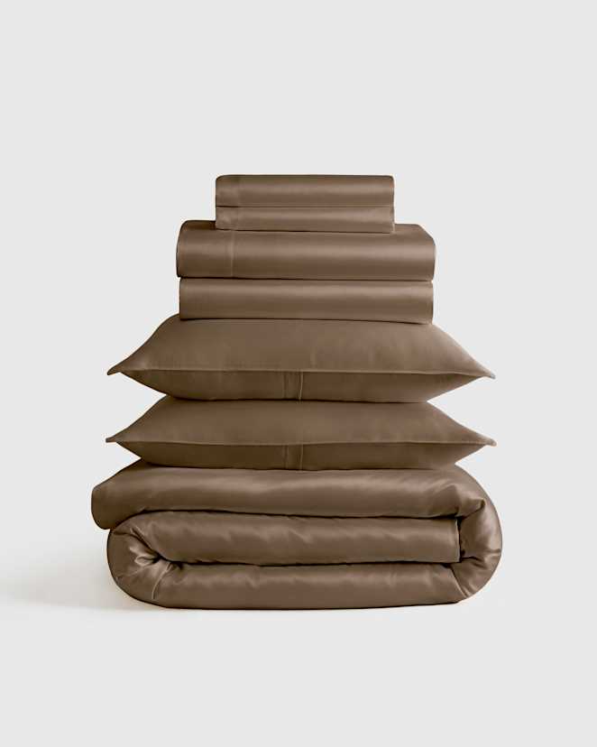 Walnut Bamboo Deluxe Bedding Bundle