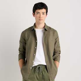 men linen shirts & jackets subcollection tile